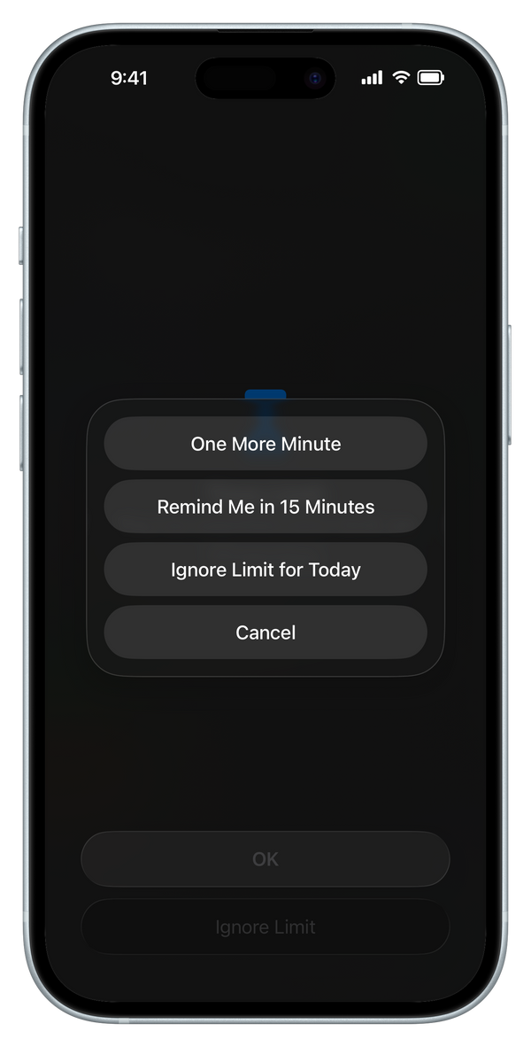 Screen Time bypass screen